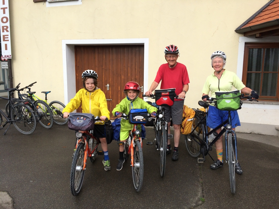 group of people on bikes 